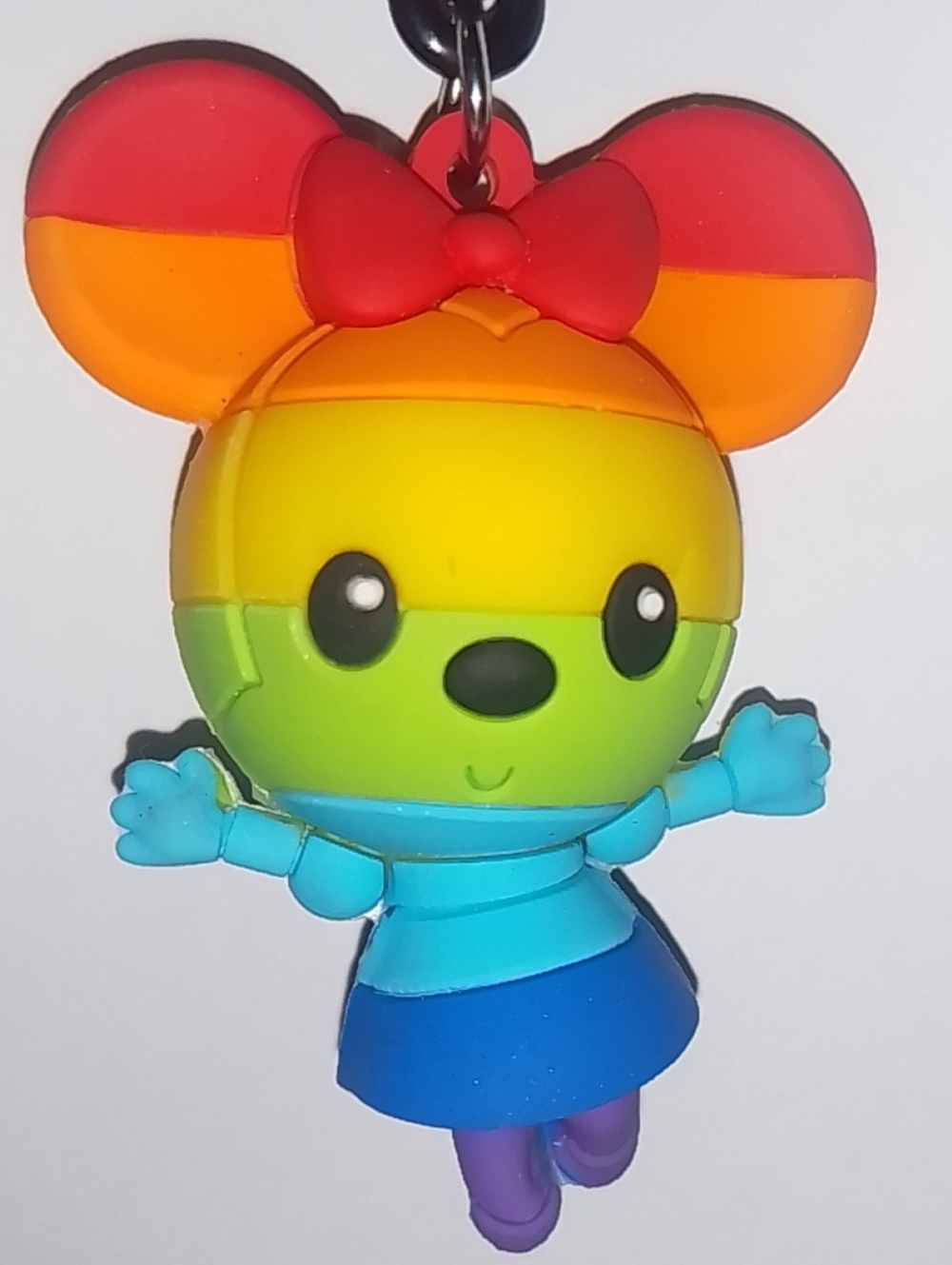Disney Rainbow Pride Minnie Clip Blind Bag Series 39 Monogram Keychain